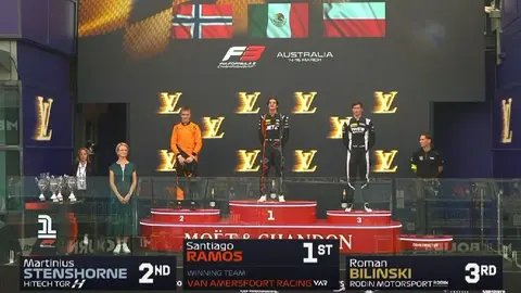 Santiago Ramos, piloto mexicano, obtiene su primer triunfo en Fórmula 3