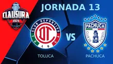 Toluca vs Pachuca: ¿Cuándo y dónde ver EN VIVO el partido de la Jornada 13?