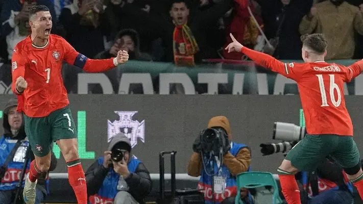 Cristiano Ronaldo anota con Portugal y llega a 929 goles
