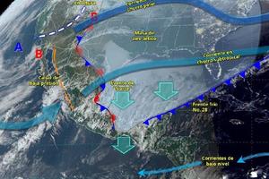 Clima en México para este viernes 21 de febrero: Frente frío 28 traerá lluvias y bajas temperaturas