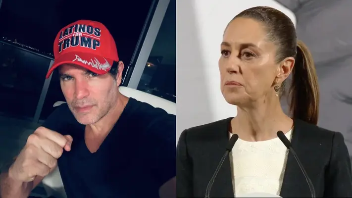 Eduardo Verástegui se lanza contra Claudia Sheinbaum por aranceles a EU