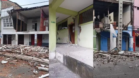 VIDEOS: Sismo en Ecuador deja importantes daños materiales