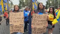 Aficionada del América no olvida a Richard Sánchez y levanta revuelo en Estadio Azulcrema