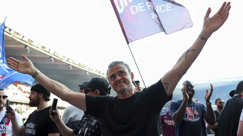 Luis Enrique hace historia con el PSG al llevarlos por segundo año al hilo a Semis de Champions League