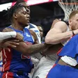 NBA: Pelea entre Pistons y Timberwolves deja siete expulsados