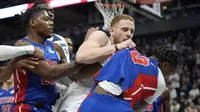 NBA: Pelea entre Pistons y Timberwolves deja siete expulsados