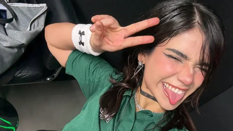 Alana, presente en el Azulcrema para apoyar a Sebastián Cáceres en el América vs Cruz Azul