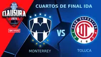 Monterrey vs Toluca, ¿cuándo y dónde ver la Ida de los Cuartos de Final del Clausura 2025?