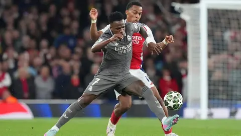 Vinicius Jr manda mensaje tras goleada del Arsenal: "No hay excusa, mal partido"