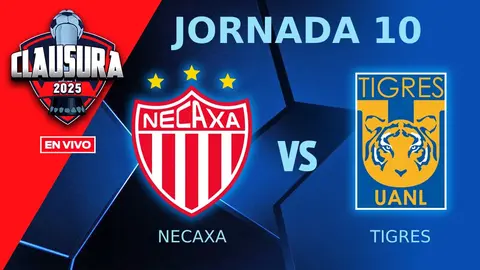 Necaxa vs Tigres EN VIVO Liga MX Jornada 10 Clausura 2025