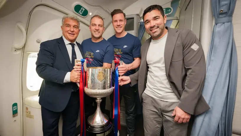 Joan Laporta recibió felicitaciones por parte de Florentino Pérez: "Hay respeto mutuo"