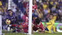 ¿Gol no marcado? Jugada polémica provoca reacción en el América vs Toluca