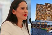 Tras cerrar sus redes sociales, Sandra Cuevas se deja ver en la UNAM