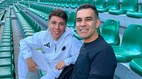 Rafael Márquez visita a Rodrigo Huescas en Dinamarca