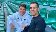 Rafael Márquez visita a Rodrigo Huescas en Dinamarca