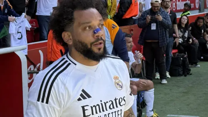 ¡Siuuuu! Marcelo dedica festejo a Cristiano Ronaldo en juego de leyendas