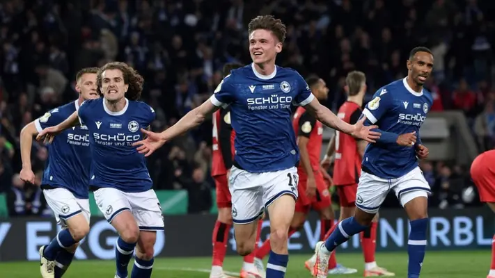 Arminia Bielefeld sorprende al campeón Bayer Leverkusen en la Copa de Alemania y avanza a la final