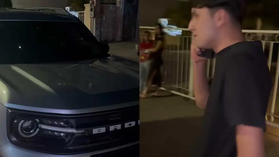 VIDEO: Cliente deja su camioneta en agencia para reparación; la encuentra cerca de bar manejada por menor