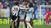 Lazio empata con una Juventus que se quedó con 10 hombres en la Serie A