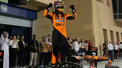 Óscar Piastri 'iguala' a Max Verstappen y recibe calificación perfecta tras el GP de Bahréin
