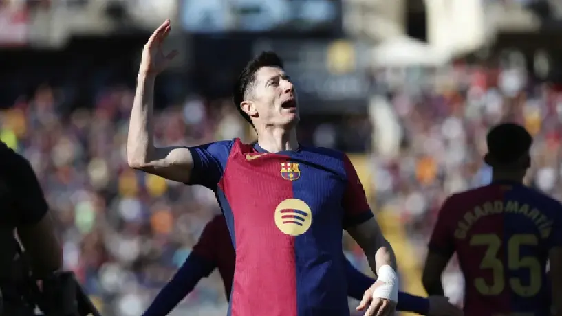 Hansi Flick tras doblete de Lewandowski ante Girona: “Él quiere ser el Pichichi”