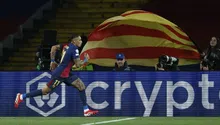 Champions League: Raphinha celebra ‘a lo Messi’ en goleada sobre Benfica