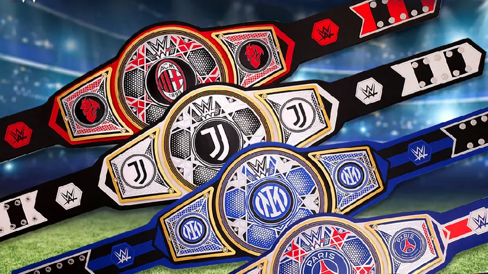 WWE y grandes del futbol europeo hacen alianza en la venta de ‘Cintos’ de campeón conmemorativos