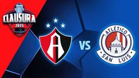 Atlas vs Atlético de San Luis: ¿Cuándo y dónde ver EN VIVO el partido de la Jornada 10?