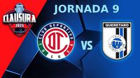 Toluca vs Querétaro: ¿Cuándo y dónde ver el juego de la J9 del Clausura 2025?