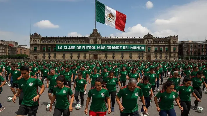 CDMX buscará récord Guinness con la clase de futbol y la ola más grande del mundo