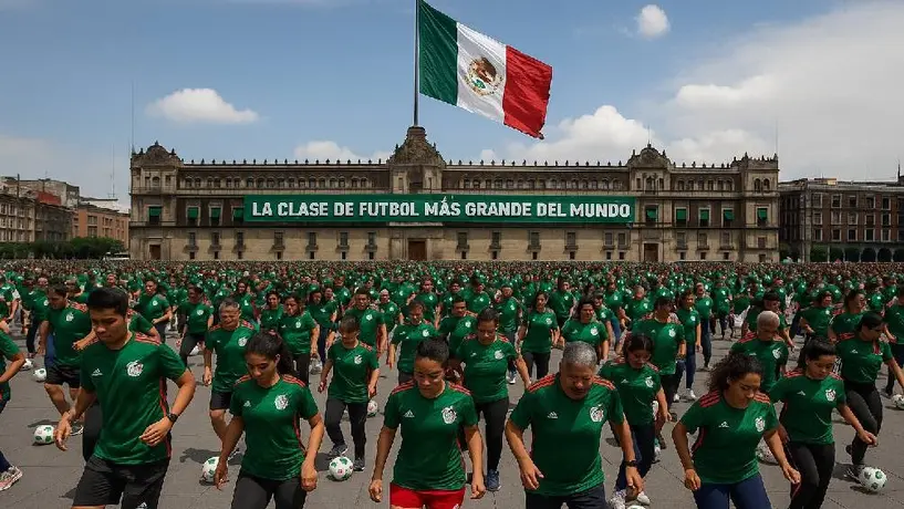 CDMX buscará récord Guinness con la clase de futbol y la ola más grande del mundo