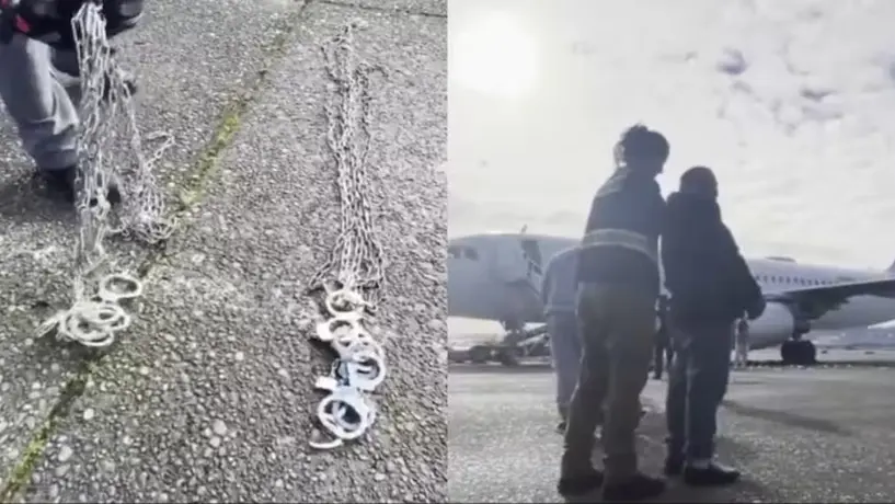 Casa Blanca publica video ASMR de un vuelo de migrantes ilegales siendo deportados