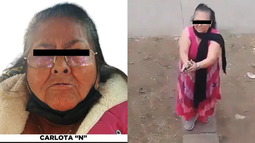 Detienen a abuelita pistolera por matar a dos personas por un presunto problema de invasión