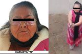 Detienen a abuelita pistolera por matar a dos personas por un presunto problema de invasión