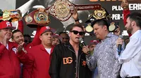 Canelo Álvarez 'minimiza' la carrera de Benavidez: 'Se cree Superman y ni siquiera es campeón'