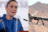 ¿Claudia Sheinbaum desmiente presencia de drones de la CIA para espiar cárteles en México?