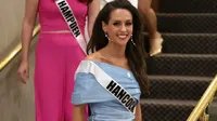 Jordon Hudson, novia de Bill Belichick, se quedó a la orilla de ganar el concurso Miss Maine