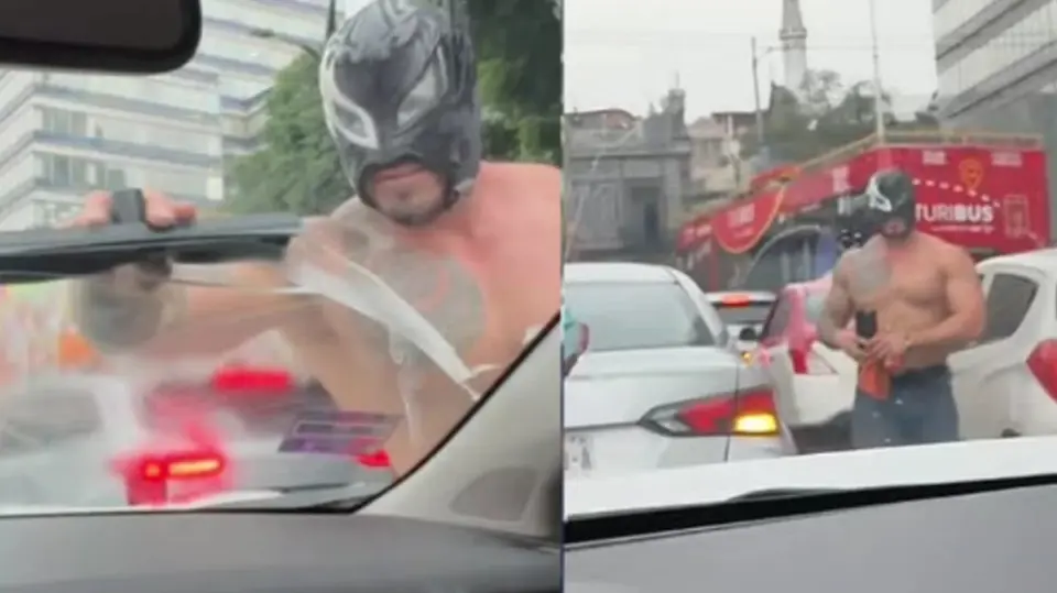 El hombre fue captado en CDMX. / RS