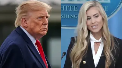 VIDEO: Nueva vocera de Donald Trump confunde a su esposo con el presidente de EU en plena conferencia