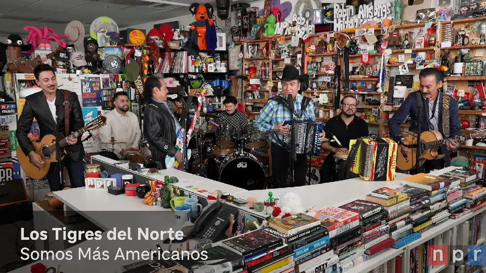 Los Tigres del Norte cambiaron los grandes escenarios por la intimidad del Tiny Desk Concert / Especial