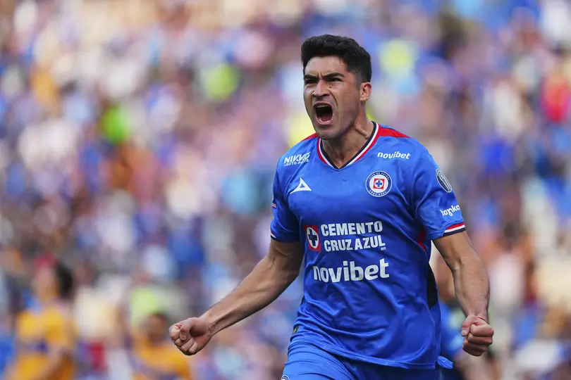 Nico Ibáñez festejando gol ante Tigres l IMAGO7