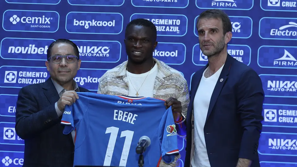 "Quiero salir campeón": Christian Ebere 'hace promesa' en presentación con Cruz Azul