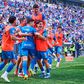 Jugadores de Cruz Azul celebran victoria ante Tigres en calidad de local | MEXSPORT