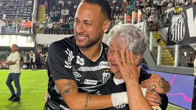 Neymar cumple sueño de abuelita en el futbol brasileño