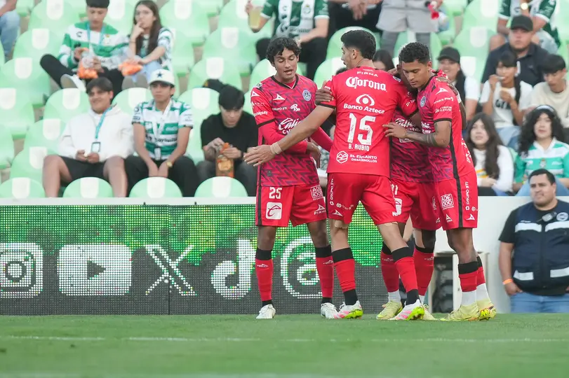 Mazatlán festeja gol ante Santos | IMAGO7