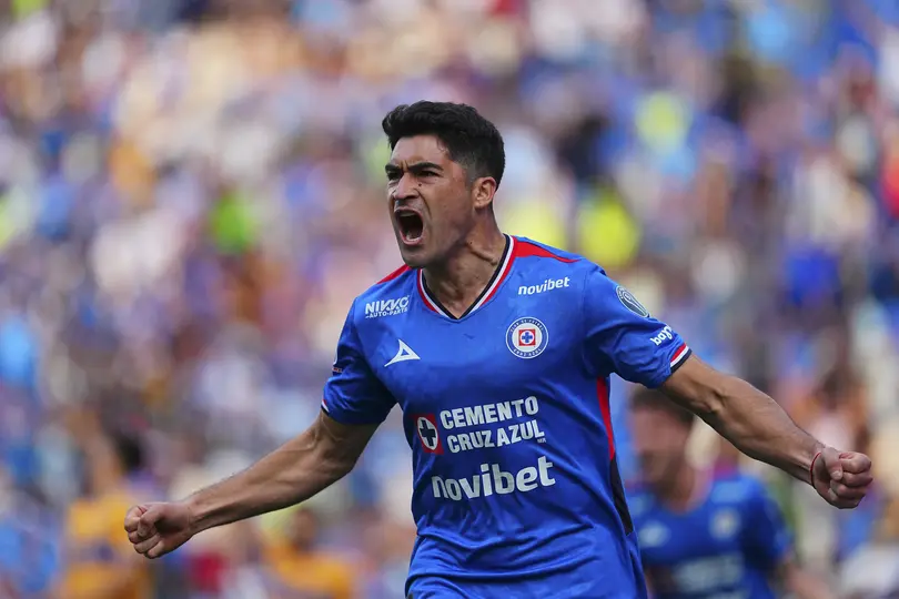 Nico Ibáñez celebra gol a Tigres | IMAGO7
