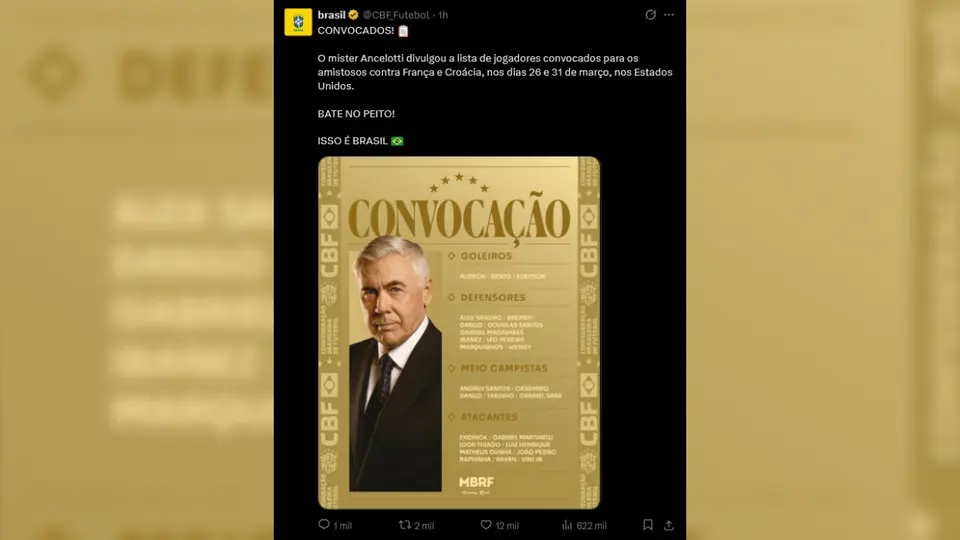 Convocatoria de Brasil |