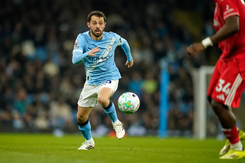 Bernardo Silva con el Manchester City l AP