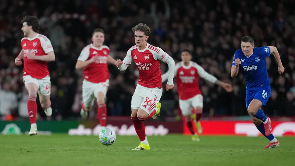 Max Dowman, la joven revelación del Arsenal en duelo ante Everton | AP