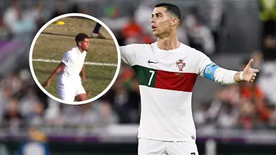 Futbol en su estado más puro: jugador brasileño festeja como Cristiano Ronaldo y se lesiona